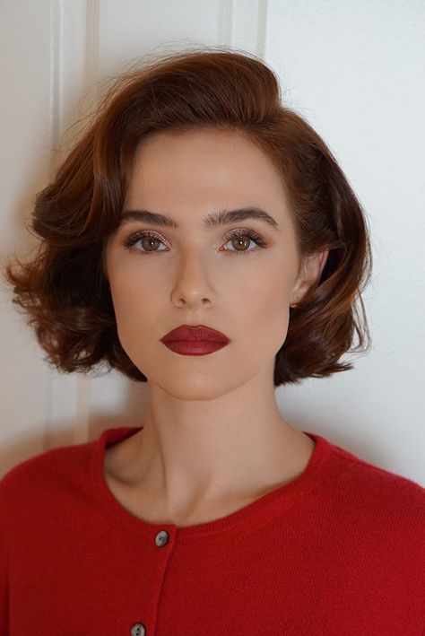 Vintage Hairstyles, Hollywood Waves Short Hair, Short Hair Curls, Gatsby Hair, Smink Inspiration, Hair Haircuts, 짧은 머리, Hair Dos, Bobs Haircuts