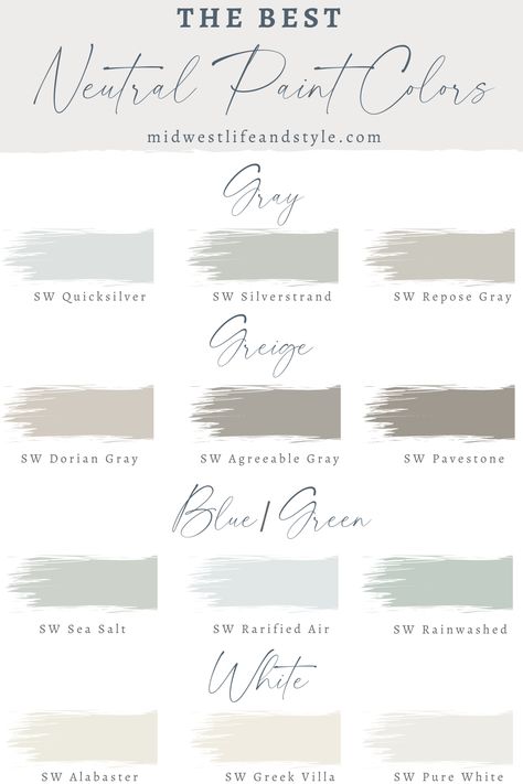 The Best Neutral Paint Colors Farmhouse Accent Wall Living Room, Indoor Paint Colors, Cozy Living Room Ideas, Best Neutral Paint Colors, Indoor Paint, Neutral Farmhouse, Greige Paint Colors, Farmhouse Paint Colors, Farmhouse Paint