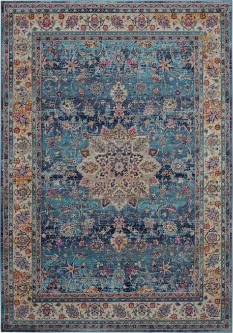 Vintage Kashan VKA01 Blue Rug Shaw Carpet, Kashan Rug, Buying Carpet, Cheap Carpet Runners, Blue Carpet, Artisan Rugs, Diy Carpet, Grey Carpet, Stair Runner Carpet