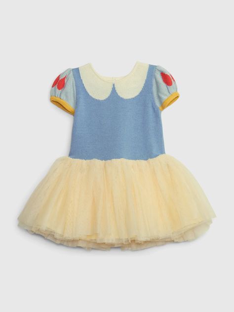 This is the perfect dress for your little girl who wants to dress up like Snow White! Infant Princess Costume, Brother Sister Disney Outfits, Disney Family Halloween Costumes For 3, Baby Girl Disney Outfits, Baby Disney Outfits, Disney Outfits For Kids, Toddler Disney Outfit, Buxton Blue, Disney Toddler Outfits