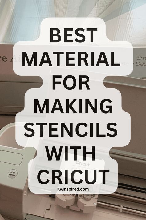 Best Material for Making Stencils with Cricut Cricut Stencil Art, Stencil Designs For Cricut, How To Make Reusable Stencil With Cricut, Cricut Paint Stencil, Stencil Cricut How To Make, Cricut Reusable Stencils, Best Way To Stencil On Wood, Making A Stencil With Cricut, Making Stencils With Cricut Maker