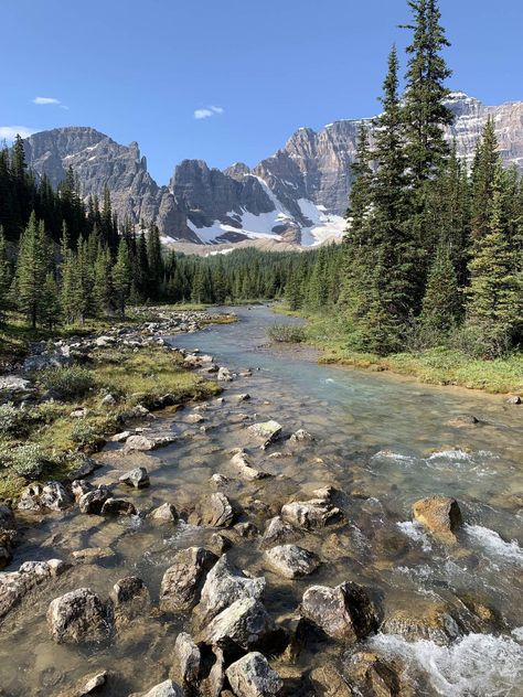 Beautiful mountain stream. Paradise Valley Banff National Park Canada [OC] [4032x3024]  Click the link for this photo in Original Resolution.  If you have Twitter follow twitter.com/lifeporn5 for more cool photos.  Thank you author: https://bit.ly/31qxSgC  Broadcasted to you on Pinterest by pinterest.com/sasha_limm  Have The Nice Life! Canada Landscape, Banff National Park Canada, Canada National Parks, Beach Scenery, Parks Canada, Mountain Stream, Landscape Photography Nature, Mountain Photography, Paradise Valley