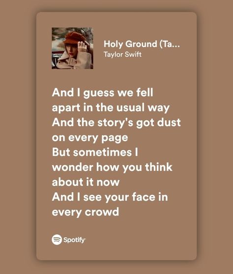 Everything Has Changed Lyrics, Holy Ground Taylor Swift, Taylor Swift Ed Sheeran, Red Lyrics, Red Taylor's Version, Everything Has Changed, Lyric Poem, Taylor Swift Song, Everything Has Change