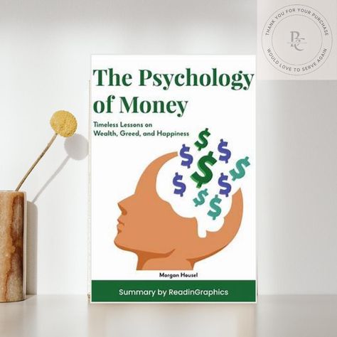 Are you ready to transform your financial life? Dive into "Unlocking Financial Success: The Psychology of Money," an enlightening eBook that explores the deep connection between your mindset and financial success.  This comprehensive guide unveils how your beliefs, emotions, and subconscious influences shape your financial decisions and overall wealth. Through practical advice, real-life examples, and actionable strategies, you'll learn to identify and overcome limiting beliefs, develop a positive money mindset, and implement effective wealth-building techniques.  Whether you're looking to break free from financial anxiety, set achievable goals, or understand the psychological barriers to financial prosperity, this eBook offers valuable insights and tools to help you achieve lasting financ Psychology, The Psychology Of Money, Psychology Of Money, Morgan Housel, Achievable Goals, Financial Prosperity, Money Mindset, Financial Success, Thank You