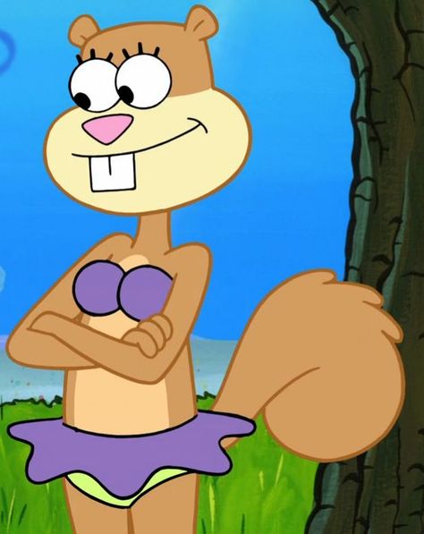 Sandy From Spongebob, Sandy Squirrel, Spongebob And Sandy, Snoopy Valentine's Day, Snoopy Dance, Snoopy Valentine, Spongebob Painting, Sandy Cheeks, Squirrel Girl