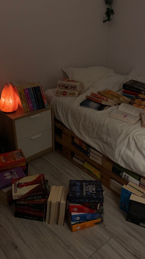 books, bookworm, books aesthetic, bedroom aesthetic, book lover, girl with books, girl aesthetic, dark academia, bedroom, bedroom for a girl, dark academia bedroom Dark Academia Window Aesthetic, Books Under Bed, Girl In Peices Book Asthetic, Readers Room Aesthetic, Book Girl Room Aesthetic, Messy Bedroom Aesthetic Dark, Bedrotting Aesthetic, Bedroom Ideas Books, Dark Romance Bedroom