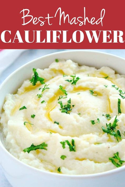 Easy Cauliflower Mashed Potatoes, Keto Mashed Potatoes Cauliflower Recipes, Cauliflower Recipes Mashed, Cauliflower Mashed Potatoes From Frozen Riced Cauliflower, Cauliflower Mashed Potatoes Easy, Coliflower Mashed Potatoes Cauliflower, Mashed Cauliflower Recipe Frozen, Cauliflower Recipes Keto Low Carb, Best Mashed Cauliflower Recipe