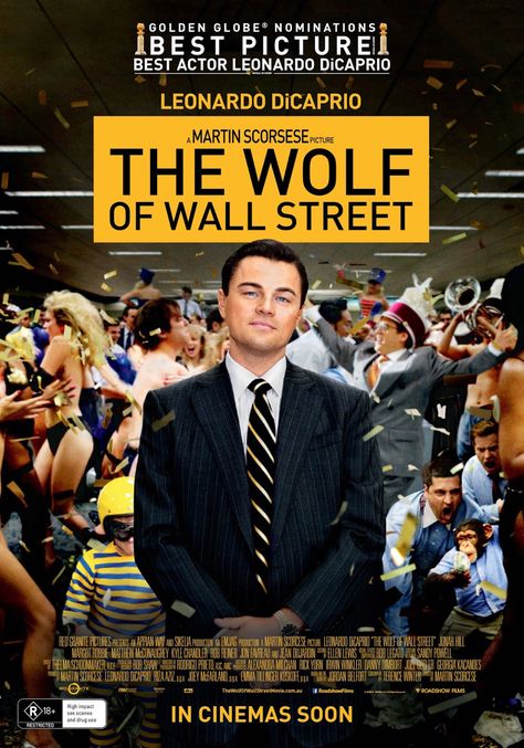 Leonardo Dicaprio, Wolf Of Wall Street Poster, Street Film, Street Poster, The Wolf Of Wall Street, Wolf Of Wall Street, Martin Scorsese, Universal Pictures, The Wolf