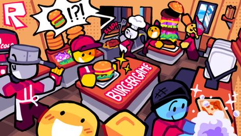 Burger Drawing, Roblox Fanart, Roblox Art, Goofy Drawing, Roblox Games, Roblox Funny, Arte Obscura, Cute Little Drawings, Sketchbook Art Inspiration