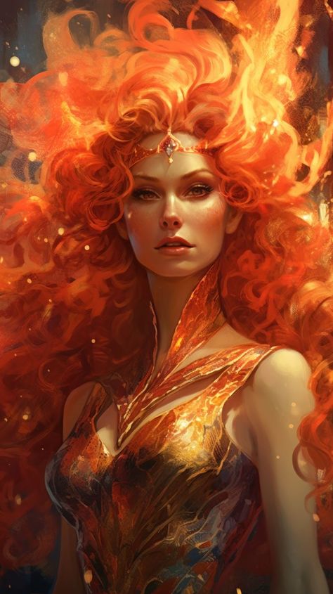 Jean Grey from X Men AI Arts Men Character Inspiration, Artwork For Beginners, Wallpaper Awesome, Goddess Of Fire, Men Character, Android Backgrounds, Fire Goddess, Backgrounds Aesthetic, Female Character Concept