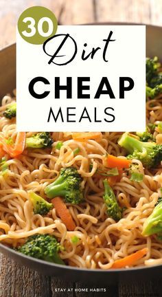 Cheap Easy Healthy Meals, Cheap Family Dinners, Cheap Meal Prep, Dirt Cheap Meals, Home Habits, Cheap Meal Plans, Frugal Meal Planning, Recipes On A Budget, Cheap Family Meals