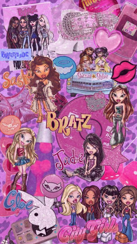 #bratz #bratzaesthetic #nostalgia #y2kchildhood #y2k #y2kaesthetic #bratzyasmin #bratzcloe #bratzsasha #bratzjade Aesthetic 2000s Wallpaper, Iphone Y2k Wallpaper, Aesthetic Wallpaper Iphone Y2k, Iphone Cute Wallpaper, Cute Wallpaper Iphone Aesthetic, Wallpaper Iphone Y2k, Cute Wallpaper Iphone, Iphone Aesthetic Wallpaper, Y2k Aesthetic Wallpaper