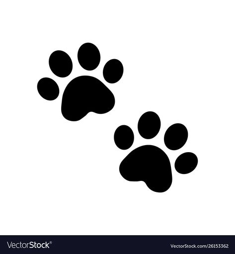 Kitten Paws Drawing, Dog Paw Cartoon, Dog Paw Art, Dog Paw Drawing, Paw Illustration, Paw Cartoon, Paw Drawing, Paw Art, Paw Logo