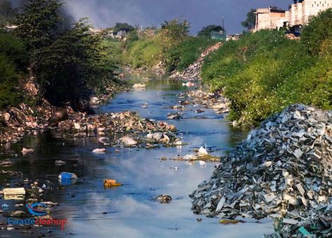 E-Waste has a big effect on water pollution too Animal Pollution, Water Pollution Pictures, Water Pollution Images, Pollution Landscape, Pollution Aesthetic, Pollution Illustration, Water Pollution Poster, Polluted River, Effects Of Water Pollution