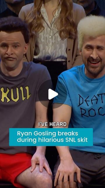 BRIDGE MAGAZINE on Instagram: "Ryan Gosling cracks up during hilarious Beavis & Butthead skit on Saturday Night Live last night 😂  • • #snl #saturdaynightlive #comedy #sketchcomedy #ryangosling #barbie #funny #celebrity" Ryan Gosling, Snl Videos, Snl Funny, Snl Cast Members, Snl Skits, Barbie Funny, Cast Member, Sketch Comedy, Night Live