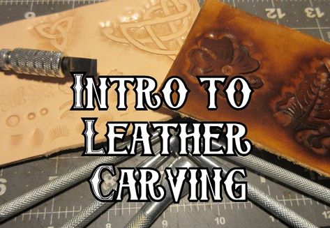 How To Carve Leather Design, Leather Craft Patterns Free Printable, Diy Leather Engraving, Diy Leather Working, Handmade Leather Work, Leather Working Projects, Leather Tutorial, Leather Working Patterns, Leather Patterns