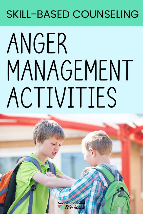 Key anger management skills to teach students in counseling using creative activities. Anger Management Activities, Behavior Plans, Individual Counseling, Calming Strategies, Direct Instruction, Classroom Strategies, Reading Intervention, Anger Management, Social Emotional Learning
