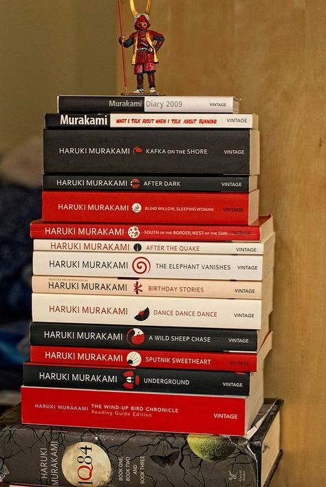 Haruki Murakami Books, Murakami Haruki, Stacked Books, Norwegian Wood, Unread Books, Recommended Books To Read, Haruki Murakami, 100 Book, Top Books To Read