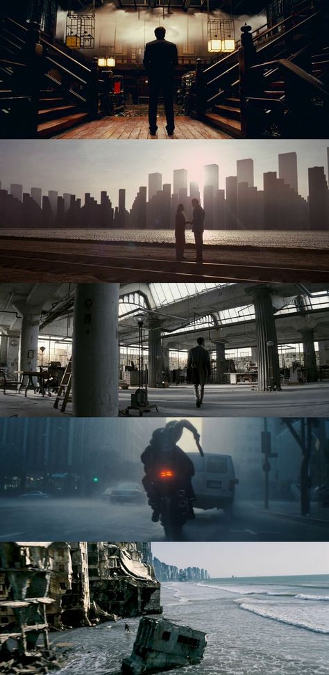 Inception (2010) Wally Pfister cinematography | Christopher Nolan Inception Film Stills, Christopher Nolan Shots, Extreme Wide Shot Photography, Christopher Nolan Cinematography, Wide Shot Cinematography, Best Cinematography Shots, Cinematic Shots Cinematography, Christopher Nolan Films, Film Stills Cinematography