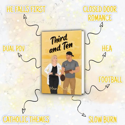 ◇ SPORTS ROMANCE + MEDICAL FICTION ◇ . Marie Veillon's "Third and Ten" is a literary touchdown that deftly combines the heart and humor of small-town life in Camellia, Louisiana. Veillon's narrative is like a perfectly executed play on the gridiron, with every word delivering a compelling pass of emotions and wit.  #marieveillon #thirdandten #romance #romancereader #romancebookstagram #romancebook #sportsromancenovels #sportsbook #medicalfiction #book #newrelease #newbook #Author #bookmail Books Tropes, Blonde Men, Spicy Books, Steamy Romance Books, Good Romance Books, Amazing Books, Small Town Life, Sports Romance, Steamy Romance