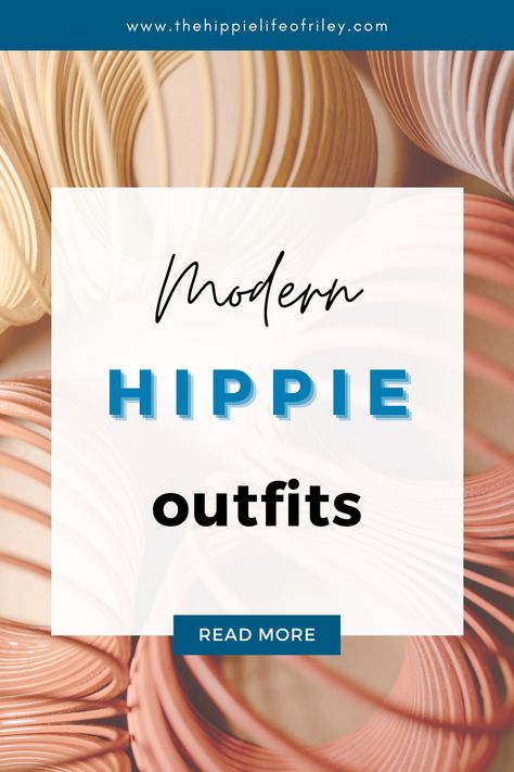 What do modern-day hippies wear? Hippie fashion has been iconic since the 1960s. Hippies are known for wearing what they want and not caring about the latest fashion trends. From old band tees to floral maxi skirts, to wide-leg pants, to bold sweaters, hippie fashion is really whatever you want to make it. Check out this guide for building your modern-day hippie capsule wardrobe! Hippies, Hippy Casual Outfits, Boho Wardrobe Capsule, Hippie Capsule Wardrobe, Modern Hippie Style Clothing, Hippie Outfits Women, Modern Hippie Outfits, Simple Hippie Outfits, Hippie Casual Outfits