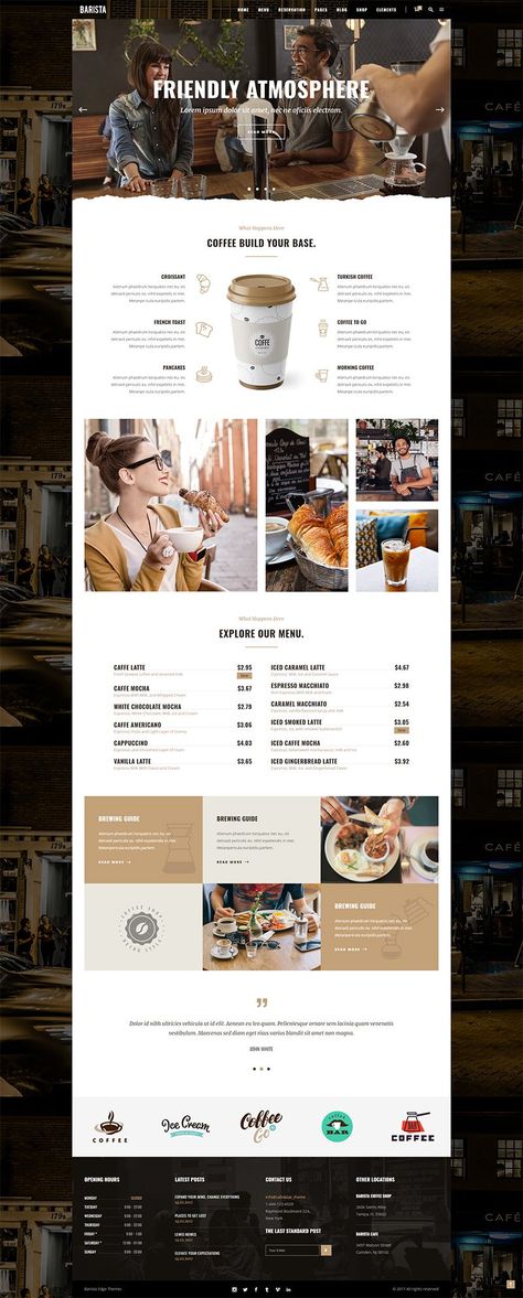 Bar Website Design, Coffee Websites, Cafe Website Design, Web Cafe, Coffee Shop Website, Food Website Design, Bar Website, Cafe Website, Bakery Website