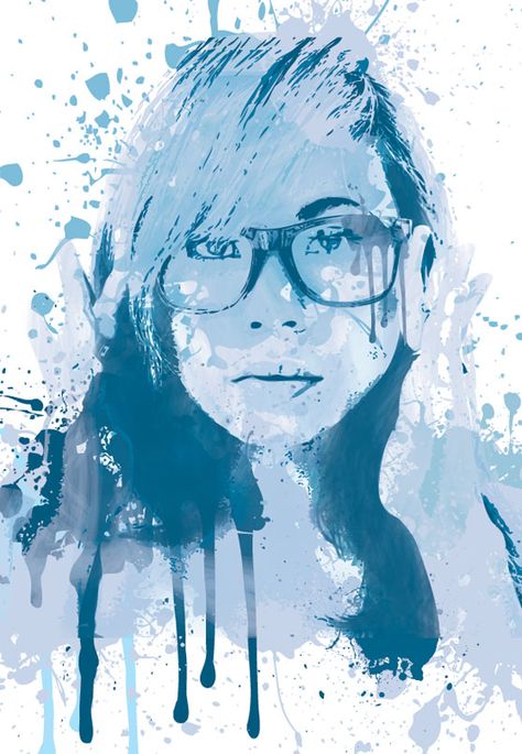 Create a Painted Portrait Effect in Illustrator Using the Bristle Brush Photoshop, Photoshop Tutorials, Illustrator