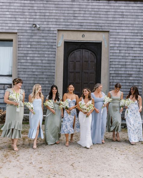 Save Green Bridesmaid Dresses, Coastal Grandmother Wedding Dress, Mix Matched Bridesmaid Dresses Green, Light Blue And Sage Green Bridesmaid Dresses, Light Blue Different Bridesmaid Dresses, Blue And Sage Green Bridesmaid Dresses, Blue Green Bridesmaid Dresses Mismatched, Baby Blue And Sage Green Bridesmaid Dresses, Mismatched Blue And Green Bridesmaid Dresses