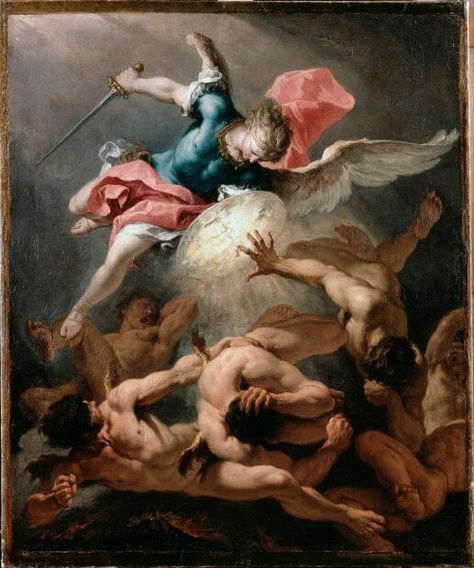 Who Are the Nephilim and What Is Their Origin? Dulwich Picture Gallery, Angel Posters, Google Art Project, Rennaissance Art, San Michele, Angel Painting, Biblical Art, Archangel Michael, Miguel Angel