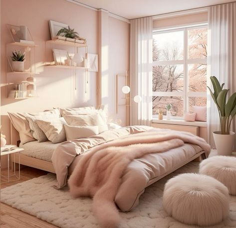 Discover new ways to stay active and healthy with these fitness tips! Click to see more fitness inspiration. Women’s Bedroom Aesthetic, Light Pink And Beige Bedroom, Boho Bedroom Light Pink, Girly Small Bedroom, Pink Girly Bedroom Aesthetic, Cozy Girly Room, Pink Teenage Girl Bedroom, Pink Bedroom Apartment, Baby Pink Bedroom Ideas