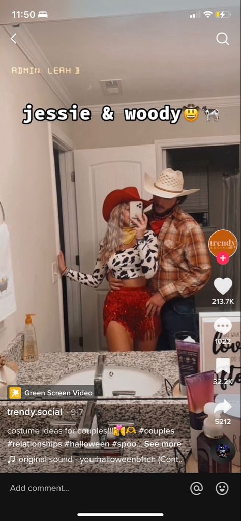 Woody And Jessie Costumes, Halloween Cop, Hunter Costume, Jessie Costumes, Teenage Halloween Costumes, Woody Costume, Cute Couples Costumes, Woody And Jessie, Country Halloween