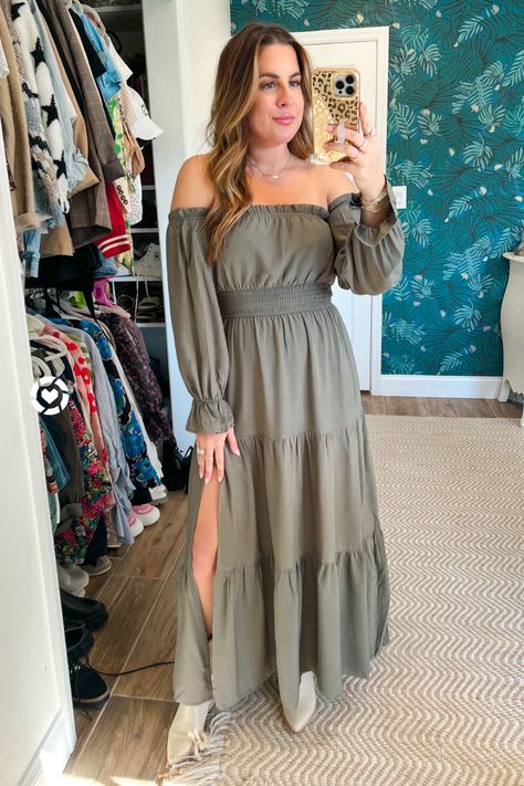 Spring Dress | Affordable Spring Outfit for Women | Holland Paterno | Amazon Influencer Outfit Women Easter Outfits, Affordable Outfits, Amazon Influencer, Walmart Fashion, Outfit For Women, Flounce Skirt, Affordable Dresses, Easter Outfit, Next Clothes