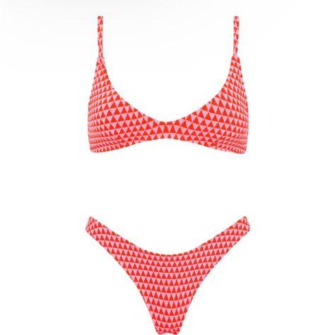 Triangl Bathers, Triangl Bikinis, Triangl Swimsuit, Triangl Swim, Swimsuit Inspo, Triangle Bathing Suit, Summer Festival Outfit, Strappy Crop Top, Trendy Bikinis