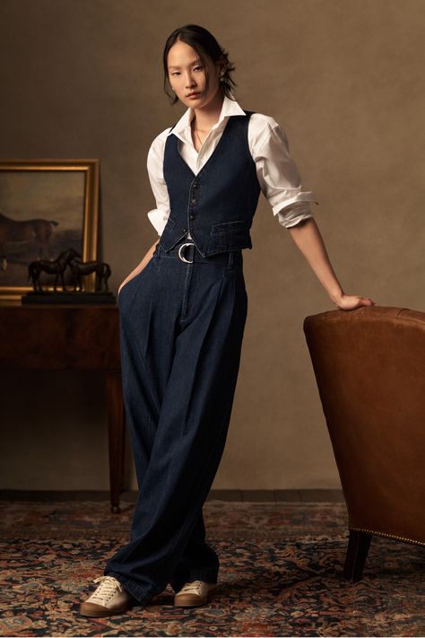 Pianist Outfit, Crunchy Cowgirl, Polo Ralph Lauren Women Outfits, Corp Goth, 2023 Fw, Stile Casual Chic, Fall 2023 Ready To Wear, Ralph Lauren Fall, 2023 Ready To Wear Collection