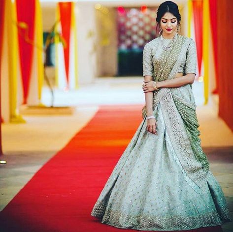 Bridal Lehangas, Dupatta Drape, Bridal Choli, Indian Skirts, Western Lehenga, Ethnic Clothes, Sangeet Outfit, Saree Wearing, Indian Skirt
