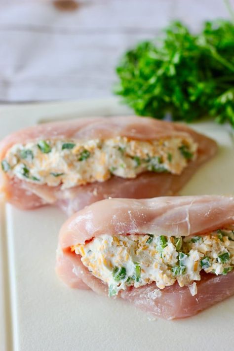 Jalapeno Popper Stuffed Chicken | Laughing Spatula Essen, Jalapeno Stuffed Chicken, Jalapeno Popper Stuffed Chicken, Popper Stuffed Chicken, Jalapeno Stuffed, Jalepeno Recipes, Stuffed Chicken Breasts, Jalapeno Recipes, Jalapeno Popper