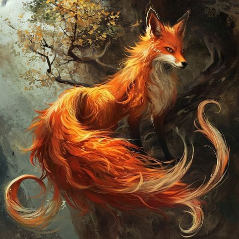 Magic Foxes 🦊 #aiart #aiartworks #aiartdaily #generativeart #aiartcommunity #digitalart #generatedart #art #digitalpainting #artist #artwork #digitalartist #characterdesign #characterart #fantasyart #fantasyartwork #fantasy #foxart #foxes Magical Fox Art, Fire Fox Aesthetic, Red Fox Art, Cunning Fox, Magic Fox, Kitsune Fox, Mystical Animals, Fox Spirit, Fox Pictures