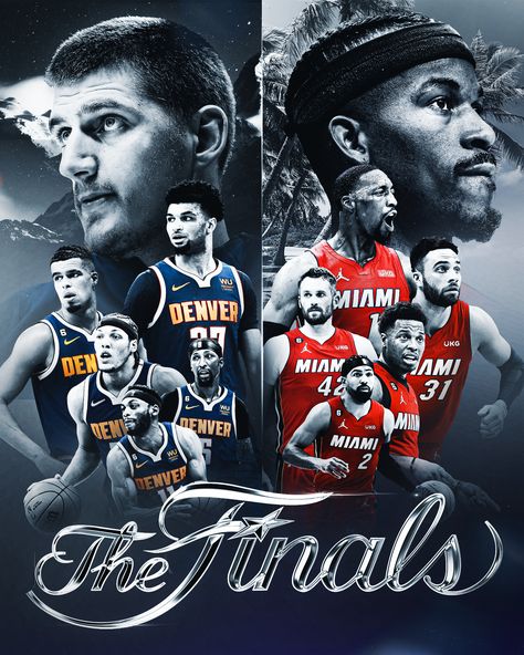 NBA Finals Designs on Behance Nba 2023, Sports Design Ideas, Nba Logo, Sport Art, Sports Graphic Design, Sports Graphics, Graphic Design Projects, Nba Finals, Graphic Design Adobe