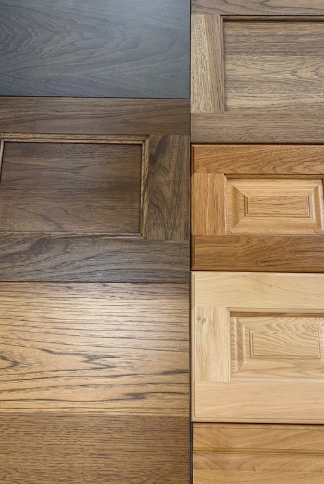 What Wood Species Should I Choose for my Cabinets? Birch Kitchen Cabinets, Cabinet Stain Colors, Alder Kitchen Cabinets, Natural Wood Kitchen Cabinets, Hickory Kitchen Cabinets, Hickory Kitchen, Alder Cabinets, Stained Kitchen Cabinets, White Oak Kitchen