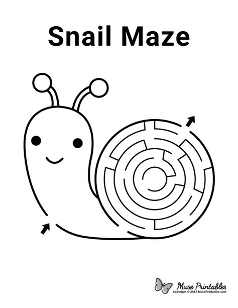 Free printable snail maze. Download it at https://museprintables.com/download/maze/snail/ Snail Printable, Snails Preschool, Bible Activity Sheets, Snail And The Whale, Maze Activity, Preschool Activities At Home, Snail Craft, Maze Worksheet, Printable Mazes