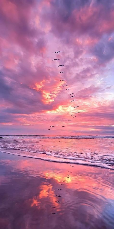 Awesome Nature - #Amazing #nature Wallpaper Pantai, Wallpaper Estetika, Colorful Sky, Cute Summer Wallpapers, Wallpaper Cantik, Pastel Sunset, Beautiful Ocean Pictures, Tapeta Galaxie, 패턴 배경화면