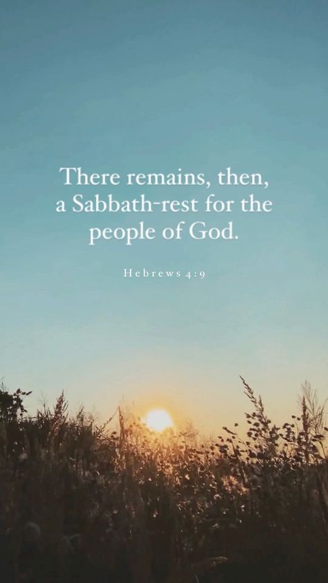 sccadventists on Instagram: Happy Sabbath 🙏 "There remains, then, a Sabbath-rest for the people of God; for anyone who enters God’s rest also rests from their works,… Logos, Honor The Sabbath Day, Blessed Sabbath Quotes, Happy Sabbath Adventist, Happy Sabbath Quotes Beautiful, Blessed Sabbath, Sabbath Blessings, Happy Sabbath Quotes, Rest In Heaven