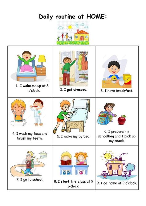 Conversation For Kids, Verb English, Science Flashcards, Daily Routine Kids, English Classroom Posters, English Conversation For Kids, Hygiene Activities, Daily Routine Activities, Question Words