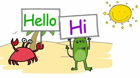 Hi everyone!! Hello Song For Kids, English Tenses Chart, Calendar Songs, Greeting Song, Hi Images, Hello Song, Rhymes Video, Preschool Circle Time, Morning Songs