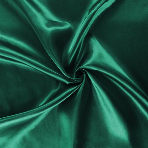 Looking to add a classic, chic feel to your wedding or event decor? Our Satin Fabric Rolls will do just that! At CV Linens, our satin has a gorgeous and durable spun polyester texture to ensure a luxe appearance while still being a sensible choice. As satin is so versatile, you can use our Satin Fabric Rolls for backdrops, draping, DIY table runners, tablecloths, ceiling decor, favors, bouquet wraps, and more! Coordinate this elegant solid texture with any bold texture, such as our Glitz, Satin Couture, Royal Blue Evening Gown, Champagne Evening Gown, Table Runner Diy, Blue Evening Gowns, Red Carpet Ready, Craft Stuff, Gowns Online, Green Satin