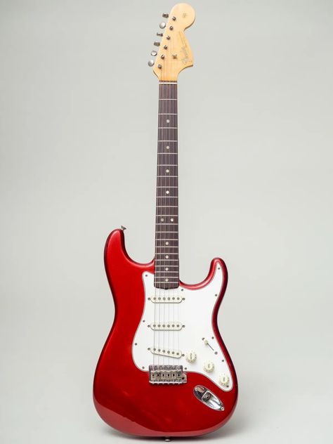 1966 Fender Stratocaster Candy Apple Red Dream Setup, Guitar Stuff, Candy Apple Red, Apple Red, Fender Stratocaster, Candy Apple, Fender Guitars, Candy Apples, Red Apple