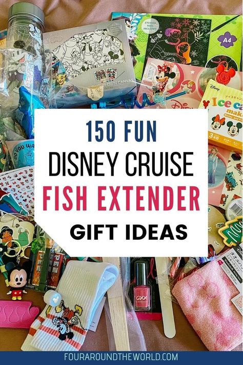 These Disney cruise fish extender gift ideas are perfect for adding a touch of Disney magic to your next cruise vacation. Whether you're looking for something practical, personalised or just plain fun, there's something on this list for everyone. Disney cruise fish extender gifts for adults, fish extender gifts for kids, fish extender gifts for teens, family fish extender gift ideas. Dcl Fish Extender Gifts, Christmas Fish Extender Gifts, Pixie Dust Gifts Disney Cruise, Disney Cruise Fish Extender Gifts Diy, Gifts For Cruise Cabin Stewards, Disney Fish Extender Gift Ideas Diy, Disney Cruise Surprise Ideas Kids, Disney Cruise Gift Ideas, Cruise Gift Exchange Ideas