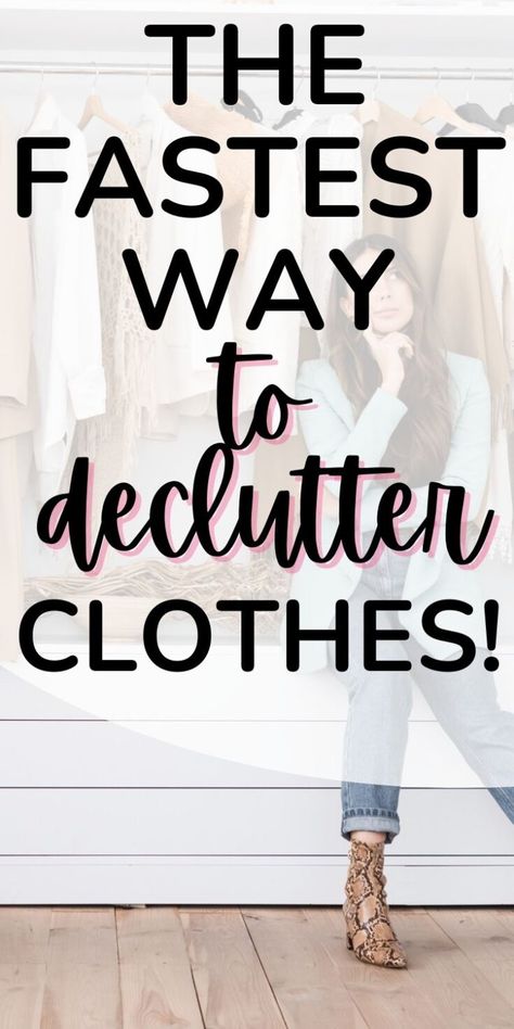 how to quickly declutter clothes Organisation, Downsize Wardrobe, Decluttering Clothes, Sorting Clothes, Be Ruthless, Change Bad Habits, How To Organize Your Closet, Declutter Closet, Declutter Checklist