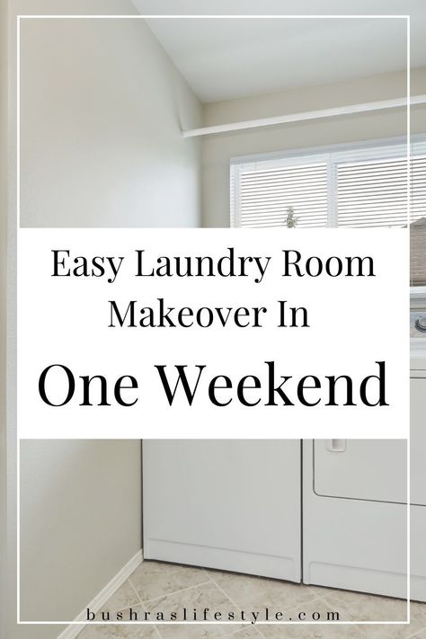 Budget Laundry Room Makeover, Diy Laundry Room Makeover, Laundry Room Organization Ideas, Laundry Room Paint Color, Laundry Room Paint, Laundry Room Update, Laundry Room Colors, Laundry Room Design Ideas, Laundry Makeover