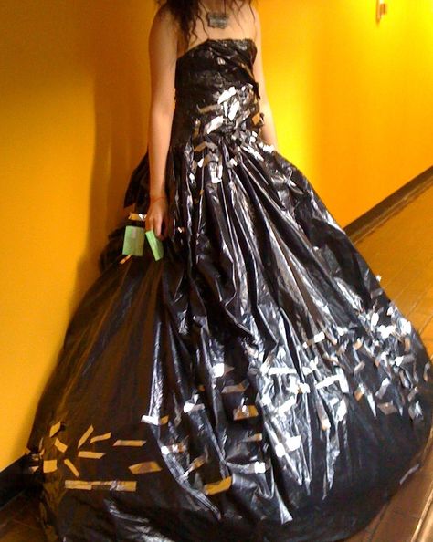 Garbage Bag Ball Gown #1 Ball Gowns, Prom Dresses, Senior Photos, Prom, Garbage Bag, Senior Photo, Ball Gown, Prom Dress, I Hope